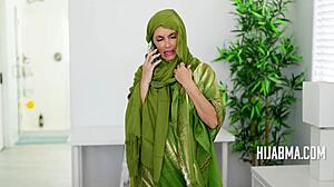 hubby catches big tits arab wife with step son