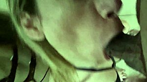 Shemale Eva Erfolg Sucking Big Black Cock
