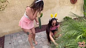 Horny bunny sluts mila milkshake nade nasty