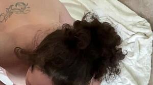 young slut cheats on boyfriend fucking older man at trap house