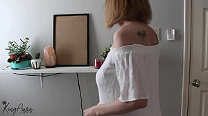 Gfe striptease and joi with big natural tits