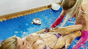 the food fight turned into foot fetish and fun anal time