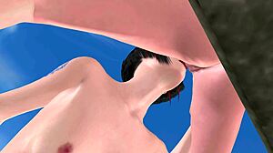 Animated 3d shemale cartoon porn - a gorgeous shemale licking beautiful girls pussy