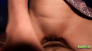 this party girl just loses control in deepthroat and double cum madness