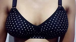 cute indian girl shows her amazing tits