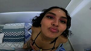 Hot tattoo girl first time stepmommy proud of pierced nipples