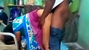 tamil beauty aunty gives blowjob then takes it doggy style