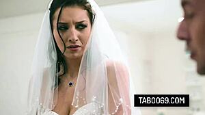 slutty bride bella rolland anal fucked by stepbrother
