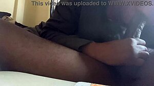 Homeless cocksucking thief swallows first load