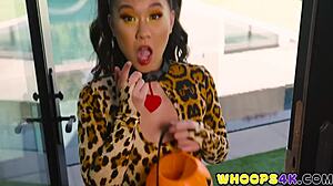 halloween dick or treat for new asian teen