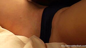 Blonde mistress dominates slave via intense facesitting