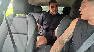 uber client fucks my stepdaughter while driving