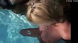 pussy fingered by lesbian cutie at pool
