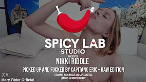 nikki riddle picked up by tesla for raw anal
