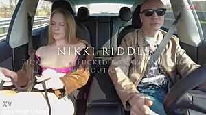 nikki riddle picked up by tesla for raw anal