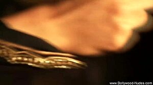 Erotic dancer moves sensually in the night