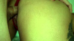 Curvy brazilian wife rides thick cock from argelian neighbor