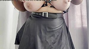 exclusive hot video stepmom with big tits masturbates