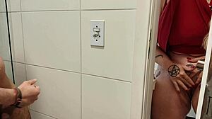 madrasta spies on stepson in shower