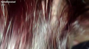 Safados casal esposa ruiva chupando gostoso