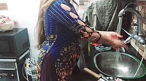 Indian village maid fucked in kitchen owner took advantage when she working alone in kitchen