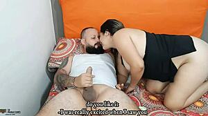 stepmom sneaks into the room during a family meeting