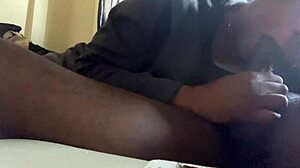 Homeless cocksucking thief swallows first load