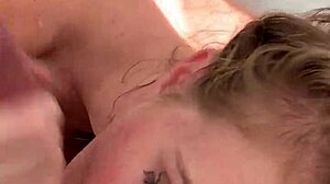 ucla cheerleader gets first fat dick facial from brad newman