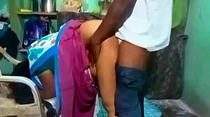 tamil beauty aunty gives blowjob then takes it doggy style