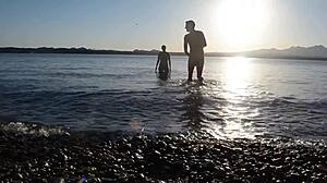 watched fucking on beach and big booty pounded