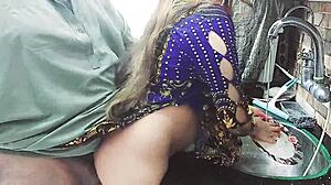 Indian village maid fucked in kitchen owner took advantage when she working alone in kitchen