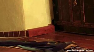 indian dancer does sensual seduction moves slowly