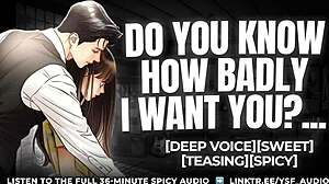 Intriguing audio roleplay scenario of boyfriend preparing dinner for you now