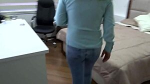 stepmom shows her big ass in jeans then wants more