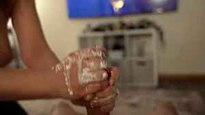 Messy Sloppy Foreplay Milf Drains Load