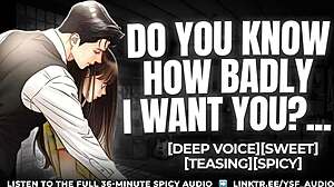 Intriguing audio roleplay scenario of boyfriend preparing dinner for you now