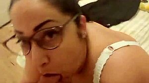my neighbor with big tits gives me an incredible blowjob
