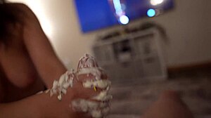 Messy Sloppy Foreplay Milf Drains Load