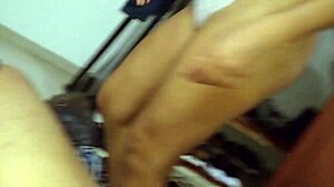 Slut hotwife came to my apartment when my wife is working and suck my cock and let me creampie her