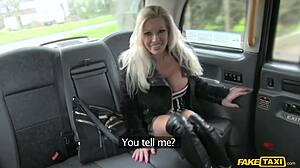 blonde milf pornstar makes her debut in the london cab fake taxi