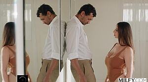 Milfy flexible dance instructor raissa bellini fucks her student hard