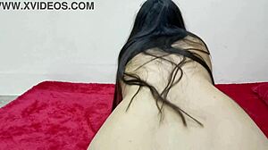 horny indian saara masturbates but step brother caught her