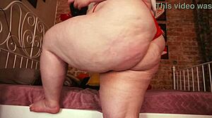 heavy booty gets paddle discipline on soft plump curves