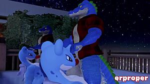 erpleasure in vr chat with feral gator breeding thick anthro!!