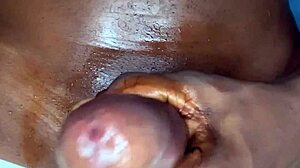 african black boy jerkin his massive strong dick