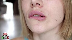 innocent polly yangs with braces begs for cum in her waiting mouth
