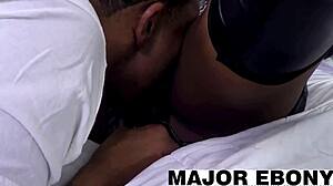 rome fucks mochas throat as drool covers her tits