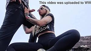 stepsister sucks dick at the beach